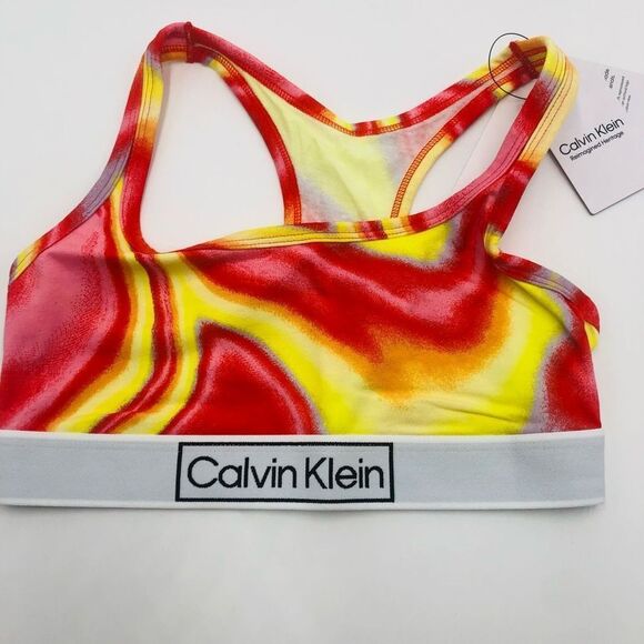 New Calvin Klein Ck Reimagined Heritage Underwear Unlined Bralette Size‎ Small - Picture 3 of 4